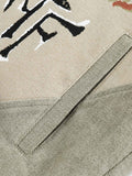 Thesupermade Graffiti Patchwork Lapel Denim Jacket - 2224