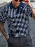 Camisa CasualCool Polo de Manga Curta Detalhada