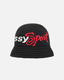 KNIT BUCKET HAT STUSSY SPORT