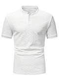 Camiseta Henley Diamond Texture