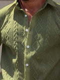 Conjunto CasualCool Conjunto de Camisa e Shorts Casuais de Verão
