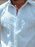 Conjunto CasualCool Conjunto de Camisa e Shorts Casuais de Verão