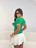 Camisa Polo Feminina Brasil