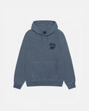 RASTA LION HOODIE PIGMENT DYED
