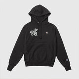 Moletom x Champion Stars 3M Reverse Wave Black