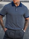 Camisa CasualCool Polo de Manga Curta Detalhada