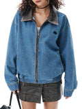Jaqueta Heavy Washed Denim Work