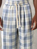 Calça SUMWON Solta Xadrez com Cordões