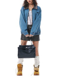 Jaqueta Heavy Washed Denim Work