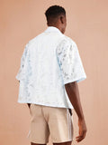Camisa Jacquard de Renda