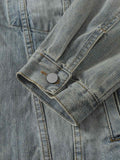 Jaqueta Retro Washed Totem Denim Jacket