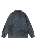 Jaqueta  Beaded Washed Denim