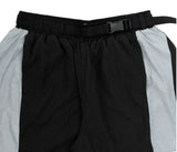 Angled Nylon Shorts In Black