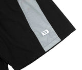 Angled Nylon Shorts In Black