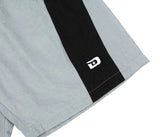 Angled Nylon Shorts In Grey