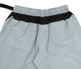 Angled Nylon Shorts In Grey