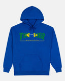 BRAZIL REVISTA - HOODIE - ROYAL BLUE