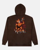 BURN IT DOWN - HOODIE - DARK CHOCOLATE