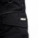 Backstitch Shorts Black