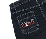 Bootleggaz Denim Shorts In Black