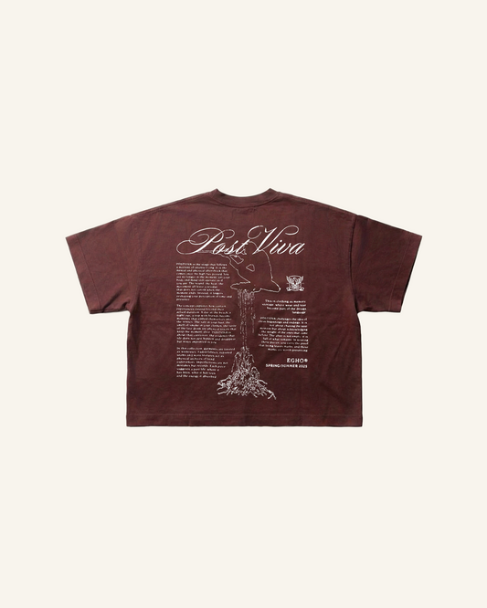 HUNTER BOXY TEE - BLOOD
