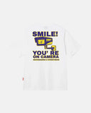 Camiseta Smile! You Re On Camera Branca