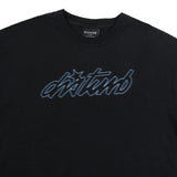 Cursive T-Shirt In Black