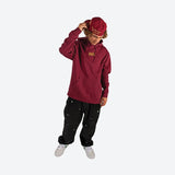 Courage Embroidered Hooded Fleece