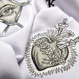 Inked Embroidered Fleece Pants