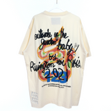 Camiseta Oversized 123 Rainbow Retro