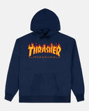 FLAME - HOODIE - NAVY