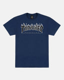 FLAME - TSHIRT - NAVY / BLACK