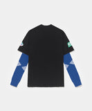 Camiseta Manga Longa Piet F.C - Vintage Blue