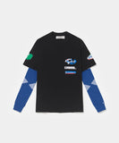 Camiseta Manga Longa Piet F.C - Vintage Blue
