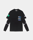 Camiseta Manga Longa Piet F.C - Vintage Black