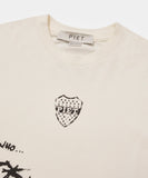 Camiseta Autograph Raw Edge - Bone White