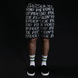 Fuckin Fuck Denim Shorts (Black)
