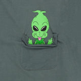 Bah Humbug Pocket Tee (Charcoal) - Camiseta