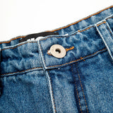 Jeans Pants Logo Line Blue