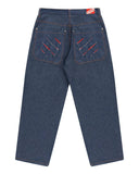 CALÇA JEANS RASGO DENTE DE SABRE