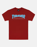 OUTLINED - TSHIRT - CARDINAL RED