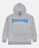 OUTLINED - HOODIE - GREY/BLUE