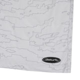 Outline Map Mesh Shorts in Grey