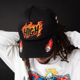 Trucker Ghost Rider Black