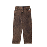 Rust Denim Pants Brown