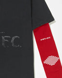 PIET F.C. Knitted Sleeve T-shirt Vintage Black