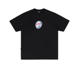 Vintage Cap Tee in Black