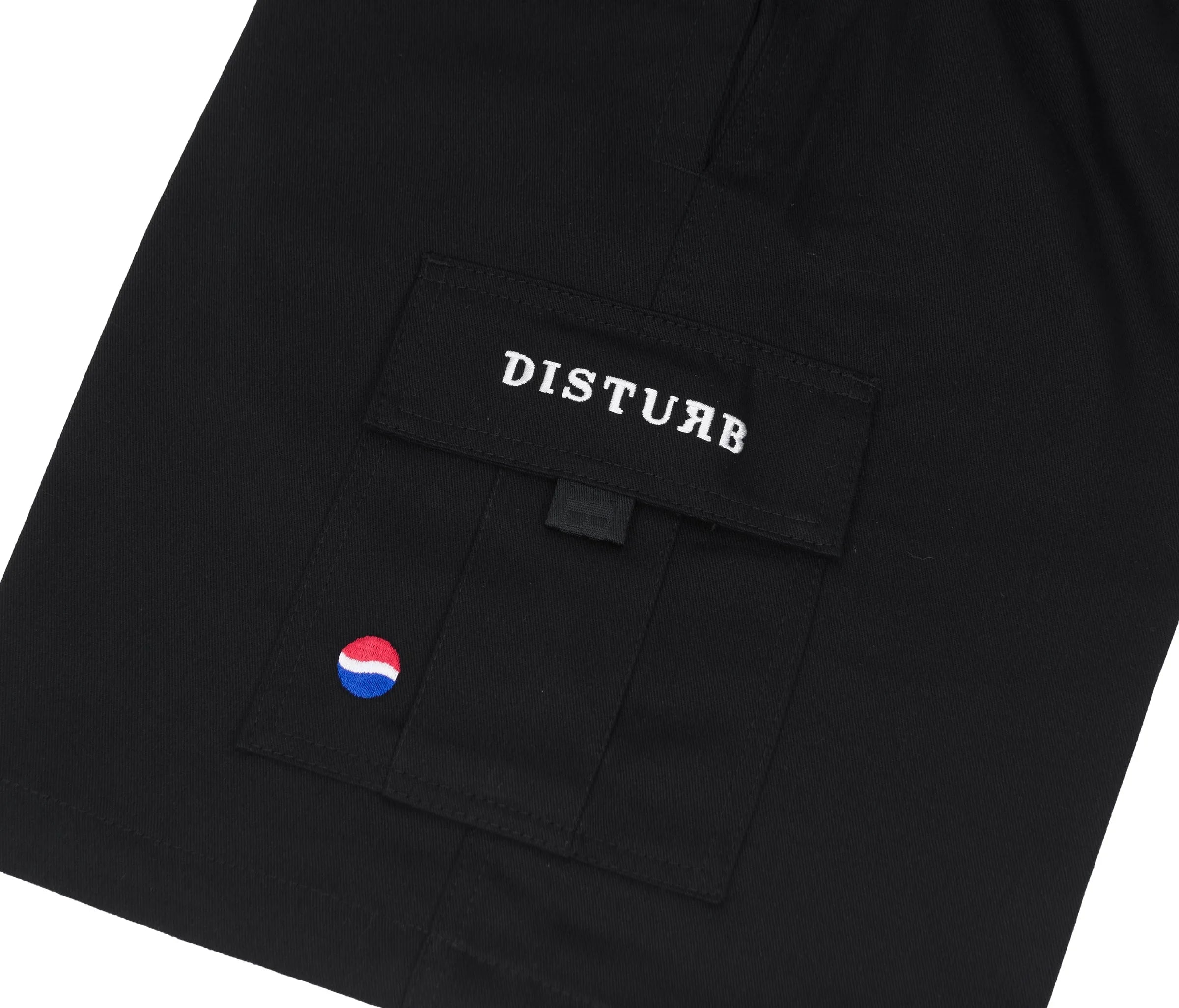 Vintage Twill Shorts in Black