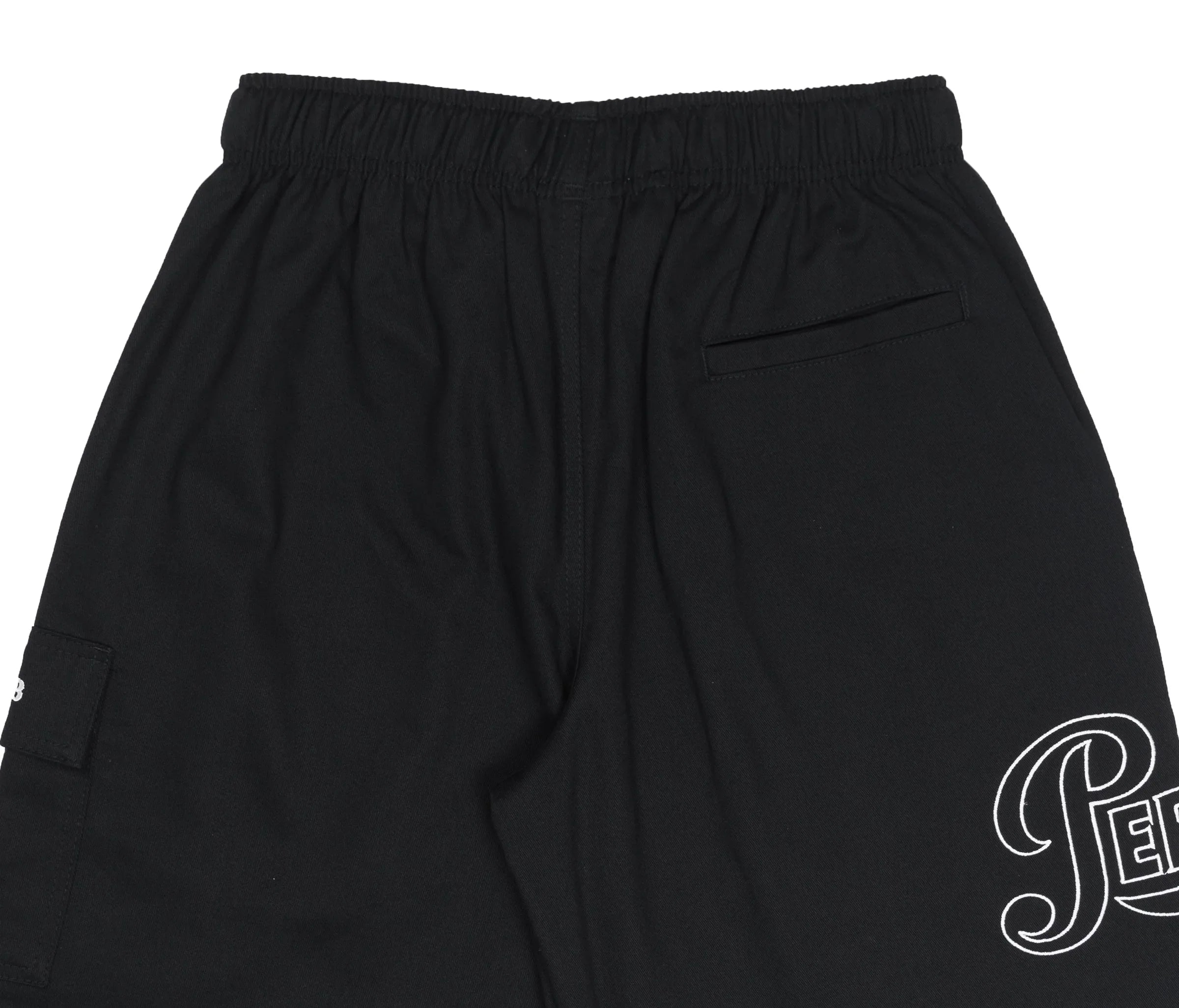Vintage Twill Shorts in Black
