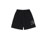 Vintage Twill Shorts in Black